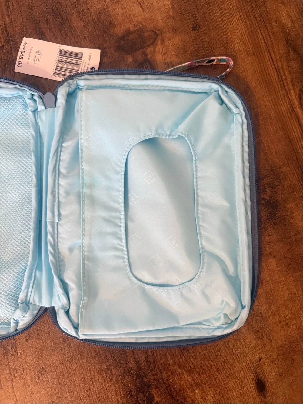 Vera Bradley Wipes Pouch Lighten Up Sunny Medallion MSRP $45